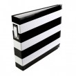 Project life album 30,5x30,5cm black & white stripe